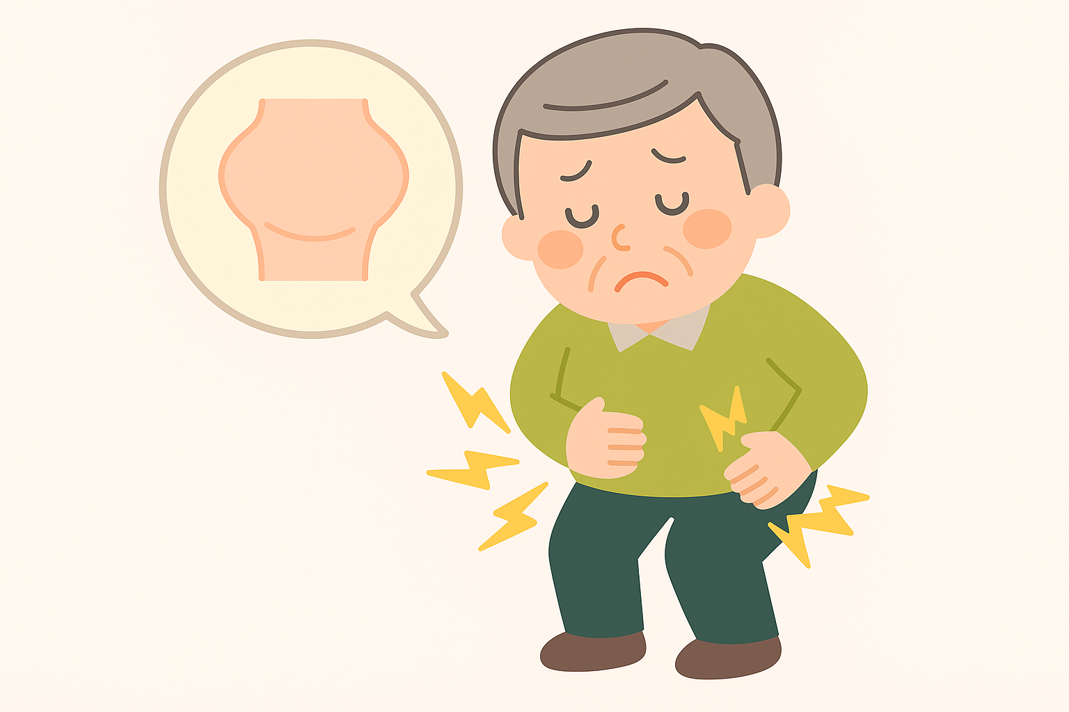 お腹が張りやすい人に多い病気